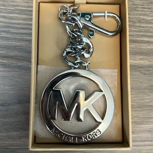 Michael Kors Silver Keychain